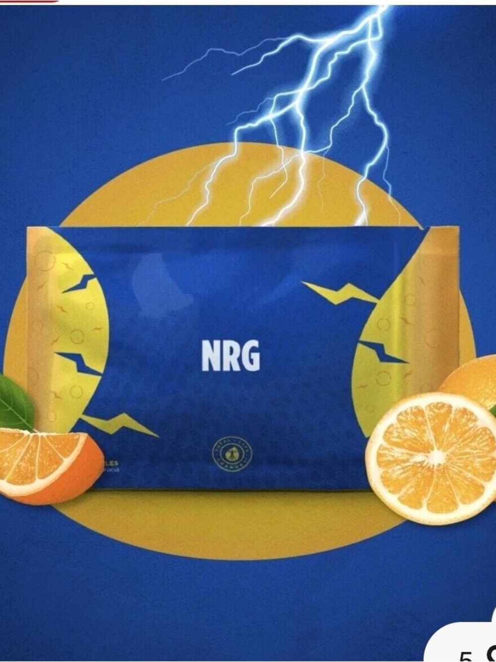 a new day Men Grooming NRG Citrus Cleansing Wipes - Blue/Yellow